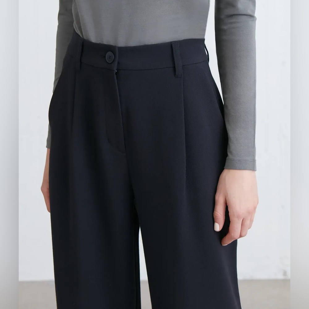 Oak + Fort Straight Leg Trouser - Picture 7 of 9